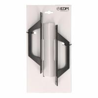 Handvatten EDM 85460 6804 Zwart Aluminium Recht 200 x 25 mm (2 Stuks) - thumbnail