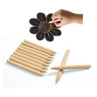 Colorations - houten kraspen, set van 48 - thumbnail