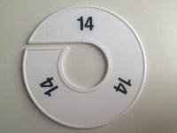 Maatring 11cm wit/zwart 14 - thumbnail