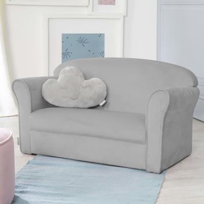 roba 2-zits bank voor kinderen (met armleuning, Grijs) roba 2-zits bank voor kinderen (met armleuning, Grijs)