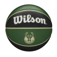 Basketbal Wilson NBA Team Tribute Milwakee 7 Groen Natuurlijk rubber (Maat 7) - thumbnail