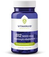 Vitakruid B12 5000 mcg Actief Adenosylcobalamine Tabletten - thumbnail