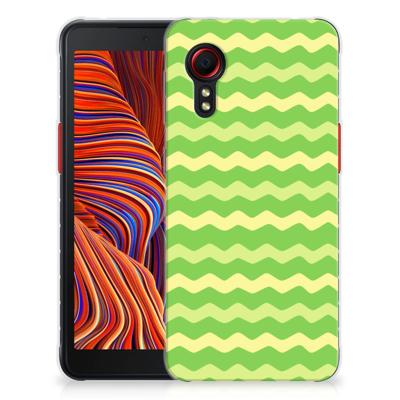 Samsung Galaxy Xcover 5 | TPU bumper | Waves Green
