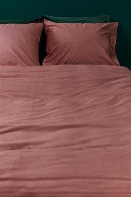 At Home At Home by BeddingHouse Cosy Corduroy Dekbedovertrek Roze 60 x 70 cm