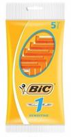 BIC BIC 1 Mesje Sensitive 5 stuks - thumbnail