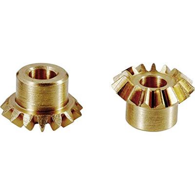 Reely Messing kegeltandwiel Soort module: 0.75 Aantal tanden: 30, 30 1 paar