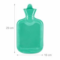 Relaxdays warmwater kruik turquoise 1 l | 12 stuks - thumbnail