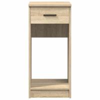 Computertorenstandaard met lade 35x45x77 cm sonoma eikenkleurig - thumbnail