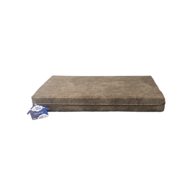 Let's Sleep Mellow Mattressen, hondenkussen, hondenmand, orthopedische hondenmatras, 100 x 75 x 10 cm, L, taupe