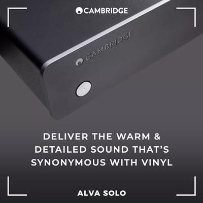 Cambridge Audio: Solo Phono Voorversterker - Zilver Cambridge Audio: Solo Phono Voorversterker - Zilver