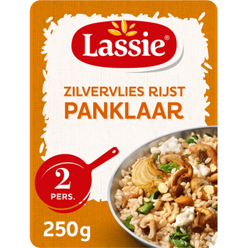 Lassie Voorgestoomde Zilvervliesrijst Panklaar 250 g bij Jumbo Lassie Voorgestoomde Zilvervliesrijst Panklaar 250 g bij Jumbo