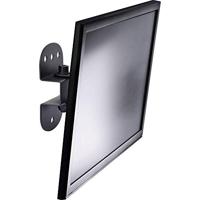 SpeaKa Professional SP-6012040 Monitor-wandbeugel 1-voudig 33,0 cm (13) - 68,6 cm (27) Zwart Kantelbaar, Zwenkbaar - thumbnail
