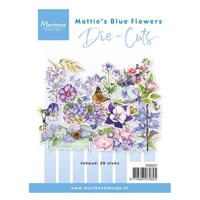 Marianne Design • die cuts mattie's blue flowers - thumbnail