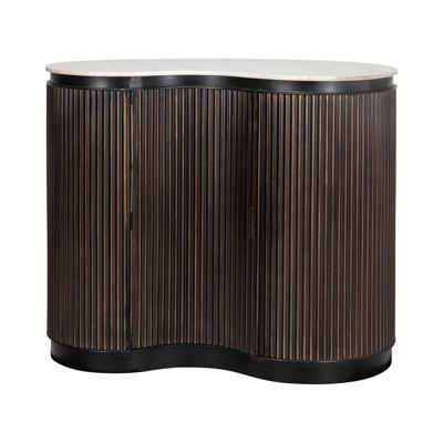 Richmond Organische Bartafel 'Mayfield' Metaal en Marmer, 120 x 75cm