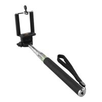 Muvit monopod selfie stick zwart - thumbnail