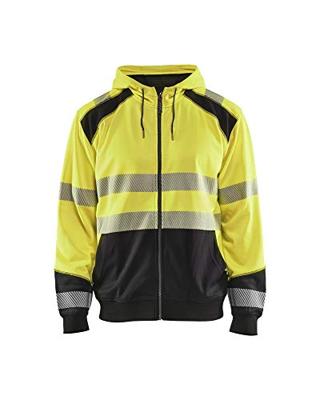 Blåkläder Hooded Sweatshirt High-Vis 35462528 | High-Vis Geel/Zwart | Maat 3XL - 7330509609996 Blåkläder Hooded Sweatshirt High-Vis 35462528 | High-Vis Geel/Zwart | Maat 3XL - 7330509609996