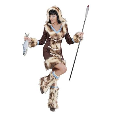 Luxe Eskimo Meisje Aikaa Kostuum