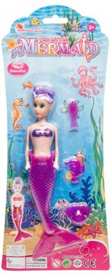 LG Imports tienerpop zeemeermin met accessoires paars 23 cm