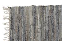 Tapijt DKD Home Decor Grijs Indiaas Franjes (2 Stuks) (160 x 230 x 1 cm) - thumbnail