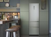 Haier HTR5619ENMG koel-vriescombinatie Vrijstaand 348 l E Zilver - thumbnail
