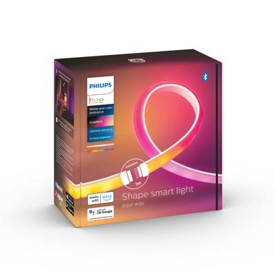 Philips Hue Hue LED-strip 871951433998900 Hue Gradient Ambience Lightstrip 1m Erweiterung LED vast ingebouwd 12.3 W Meerkleurig