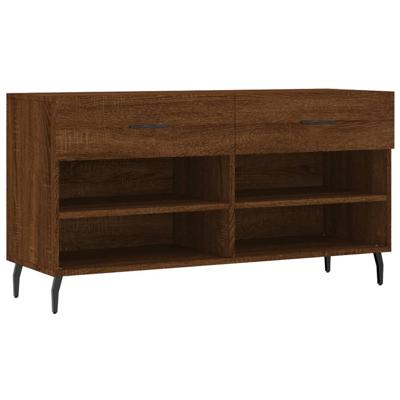 VidaXL Schoenenbank 102x35x55 cm bewerkt hout sonoma eikenkleurig