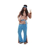 Kostuums voor Volwassenen My Other Me Hippie Psychedelisch M/L - thumbnail