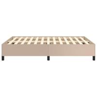 Bedframe kunstleer cappuccinokleurig 140x200 cm - thumbnail