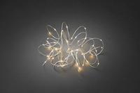 Micro LED lichtdraad wit met 100 extra warm witte lampen - thumbnail