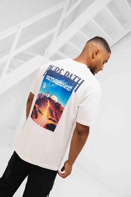 Pure Path Sutherland Observatory T-Shirt Heren Gebroken Wit - Maat M - Kleur: Wit | Soccerfanshop Pure Path Sutherland Observatory T-Shirt Heren Gebroken Wit - Maat M - Kleur: Wit | Soccerfanshop