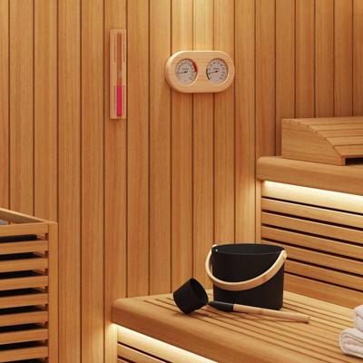 Sauna Emmer Set 4 pcs Zwart 8.5 x 8 x 4.5 cm Aluminium