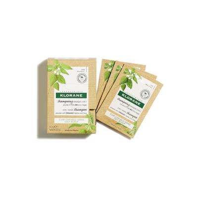 Klorane Shampooing masque 2 en 1 poudre à l'Ortie BIO et à l'argile 8x3g