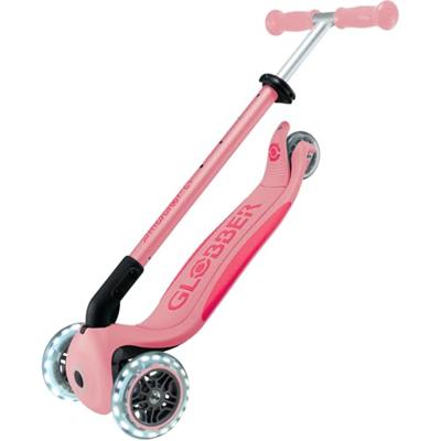 Globber Primo Foldable Plus Lights step - Pastel roze