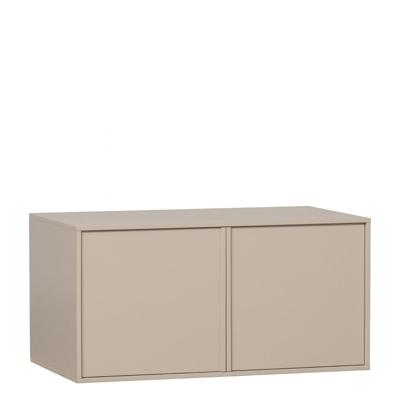 vtwonen Opbergkast 'Daily Closet' Double, 50 x 100cm, kleur Dakargrau vtwonen Opbergkast 'Daily Closet' Double, 50 x 100cm, kleur Dakargrau