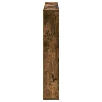 Tijdschrift Rek met plank 2 pcs Gerookt eiken 100 x 12 x 70 cm - thumbnail