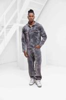 Project X Paris Denim Set Heren Donkergrijs - Maat M - Kleur: Donkergrijs | Soccerfanshop - thumbnail