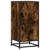 Dressoir 35,5x35x76 cm bewerkt hout en metaal gerookt eiken - thumbnail