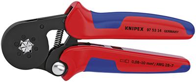 Knipex 97 53 14 Krimptang Adereindhulzen 0.08 tot 16 mm²