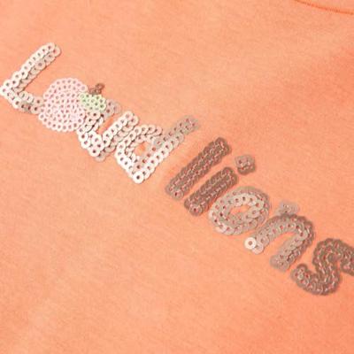 Kindershirt met kapmouwen 116 neonoranje Kindershirt met kapmouwen 116 neonoranje