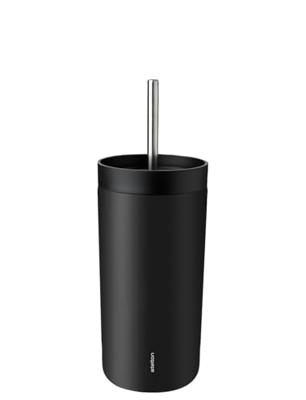 Stelton To Sip Thermosbeker met rietje Soft Black 0.4l
