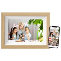 Braun Phototechnik DigiFrame 10W WiFi Digitale WiFi-fotolijst 25.7 cm 10.1 inch Energielabel: C (A - G) 1280 x 800 Pixel 32 GB Beuken - thumbnail
