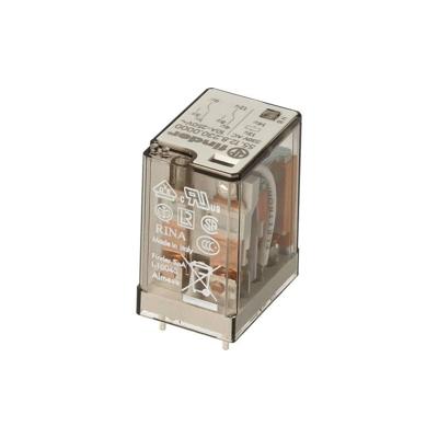 Finder 55.12.8.024.0000 Printrelais 24 V/AC 10 A 2x wisselcontact 1 stuk(s) Finder 55.12.8.024.0000 Printrelais 24 V/AC 10 A 2x wisselcontact 1 stuk(s)