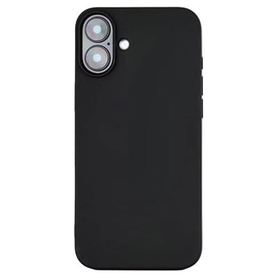 JT Berlin BackCase Pankow Soft Backcover Apple iPhone 16 Zwart Inductieve lading