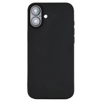 JT Berlin BackCase Pankow Soft Backcover Apple iPhone 16 Zwart Inductieve lading - thumbnail