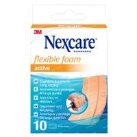 Nexcare 3m Flexible Foam Active Ha Pleist.strip 10