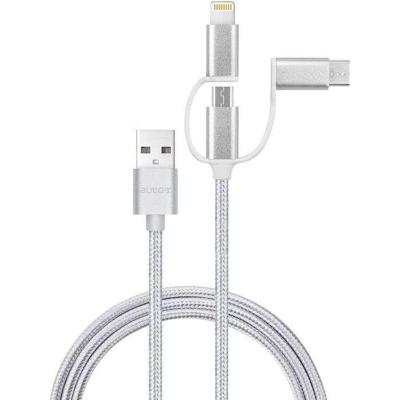 3-in-1 kabel - AUTO T - 540206 - Micro-USB - Apple - USB-C