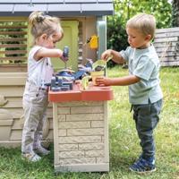Smoby Life - Doe-het-zelf workshop aangepast voor Smoby-huisjes - Gemaakt in Frankrijk - Gerecyclede materialen - 39 accessoires - Geschikt voor kinderen vanaf 2 jaar - thumbnail