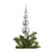 Piek discoballen zilver - glas - ø6.7x31 cm - thumbnail