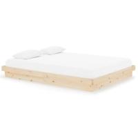 Bedframe massief hout 150x200 cm - thumbnail