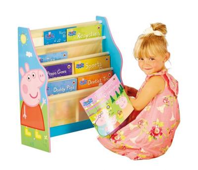 Worlds Apart 470PEL kinderboekenkast Multi kleuren Boekenkast met draagdoeken 4 schappen Worlds Apart 470PEL kinderboekenkast Multi kleuren Boekenkast met draagdoeken 4 schappen